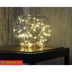 Đèn Led Dùng Pin - Đèn Đom Đóm - Fairy Lights Loại 2m, 3m mầu vàng (có kèm pin)