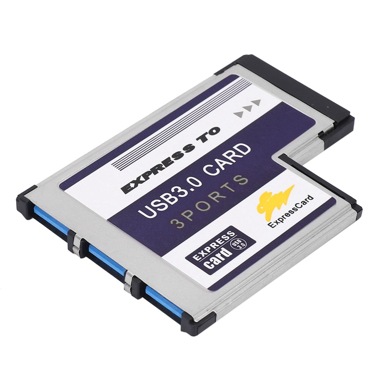 Card Mở Rộng 3 Cổng USB 3.0 54mm PCMCIA Express Cho Laptop Mới