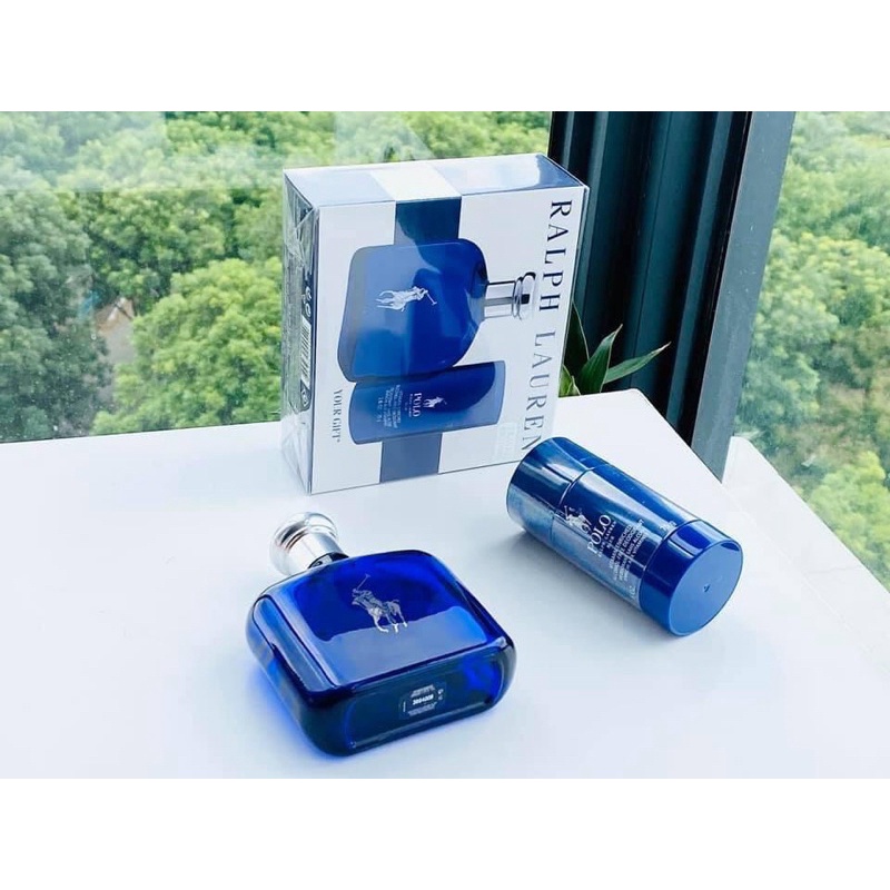 SET nước hoa nam Ralph Lauren Polo Blue EDT 125 ML