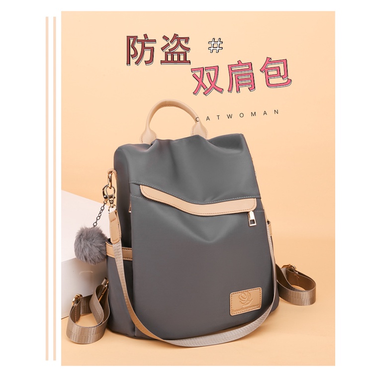 Balo nữ đi chơi Vải Oxford Chống Trộm Sức Chứa Lớn Thời Trang Mới Năm 2023 Dễ Phối Đồ Cho Nữ