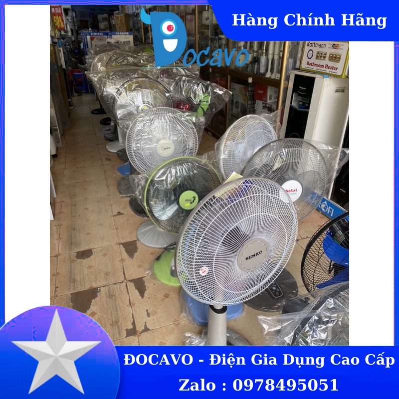 Quạt đảo treo trần điện cơ thống nhất Vinawind QTD400X có điều khiển Đocavo
