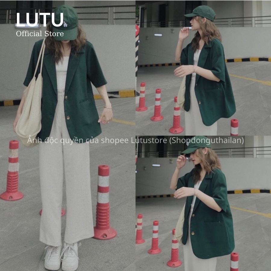 Áo Blazer ngắn tay thời trang Hàn Quốc dễ phối đồ