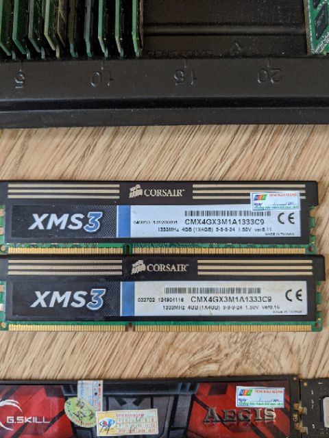 Ram pc ddr3 4gb bus 1600 gskill, kingmax giá rẻ