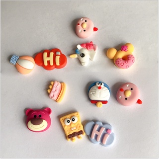 Set of 4 seamless 3D cartoon stickers with optional water cup/notebook decoration