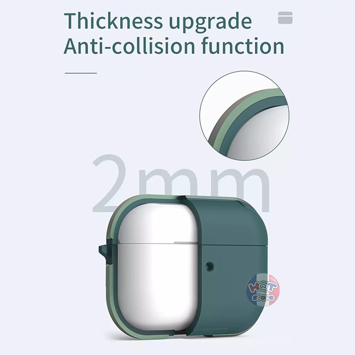 [Mã SKAMA07 giảm 8% đơn 250k]Ốp lưng siêu chống sốc WiWU Defense Armor cho Airpods Pro