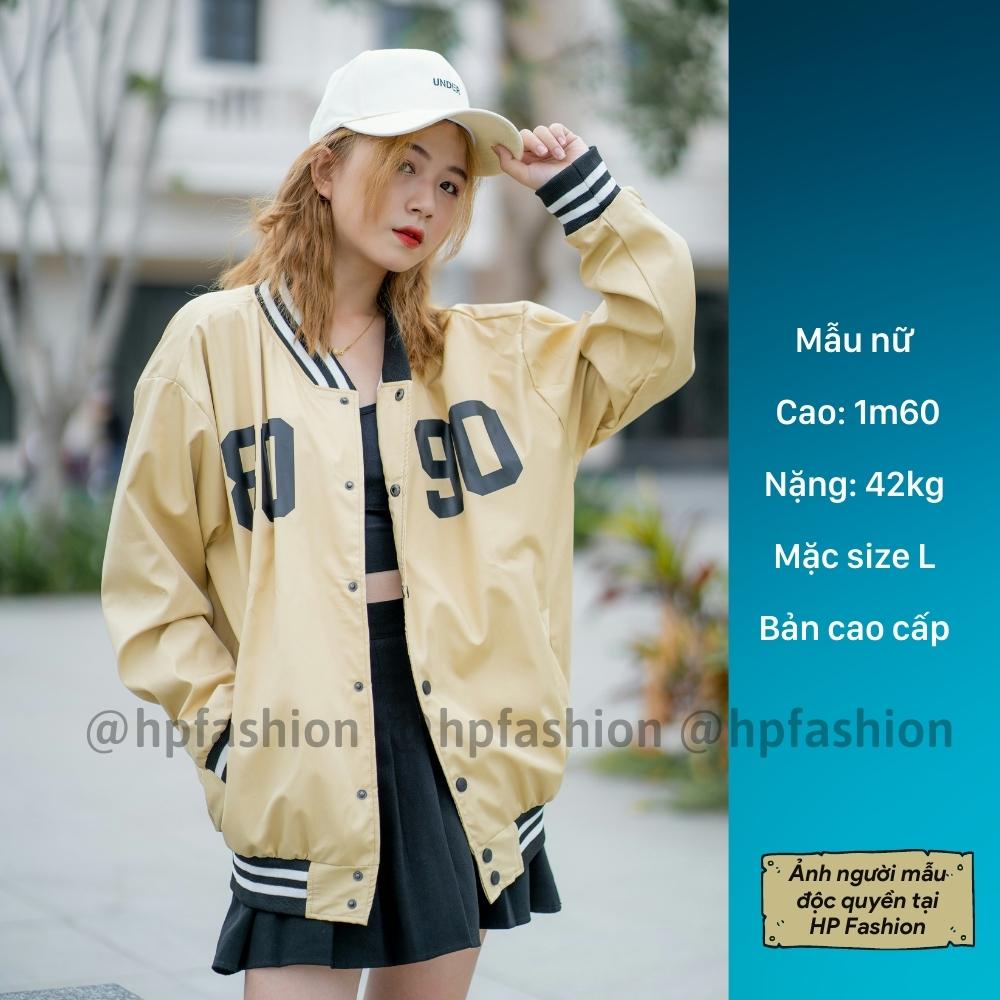 Áo bomber jacket ❤️Áo khoác dù form rộng 2 lớp style Unisex cho nam nữ JK03