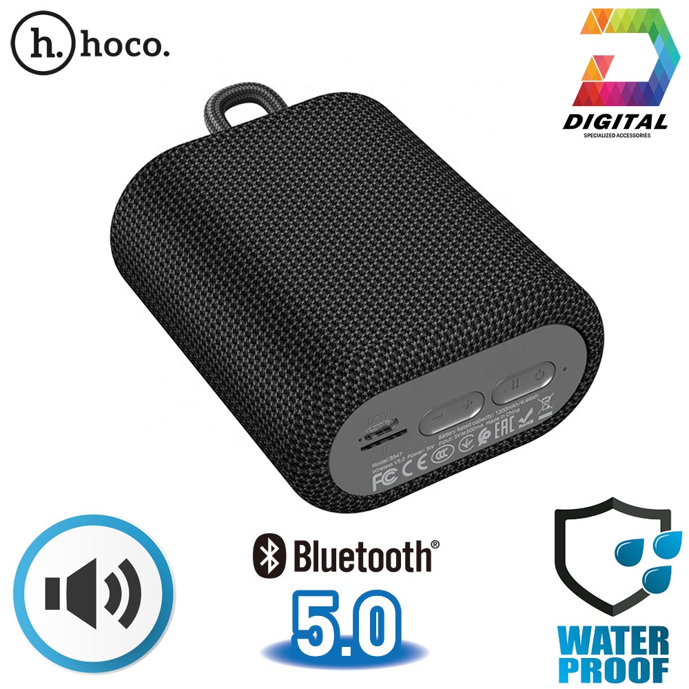 Loa Bluetooth Mini Hoco BS47 Wireless V5.0 Chống Nước IPX5 Chính Hãng