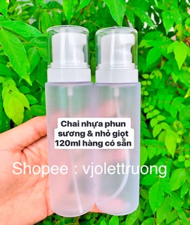 Chai xịt phun sương 100ml - 50ml - 30ml