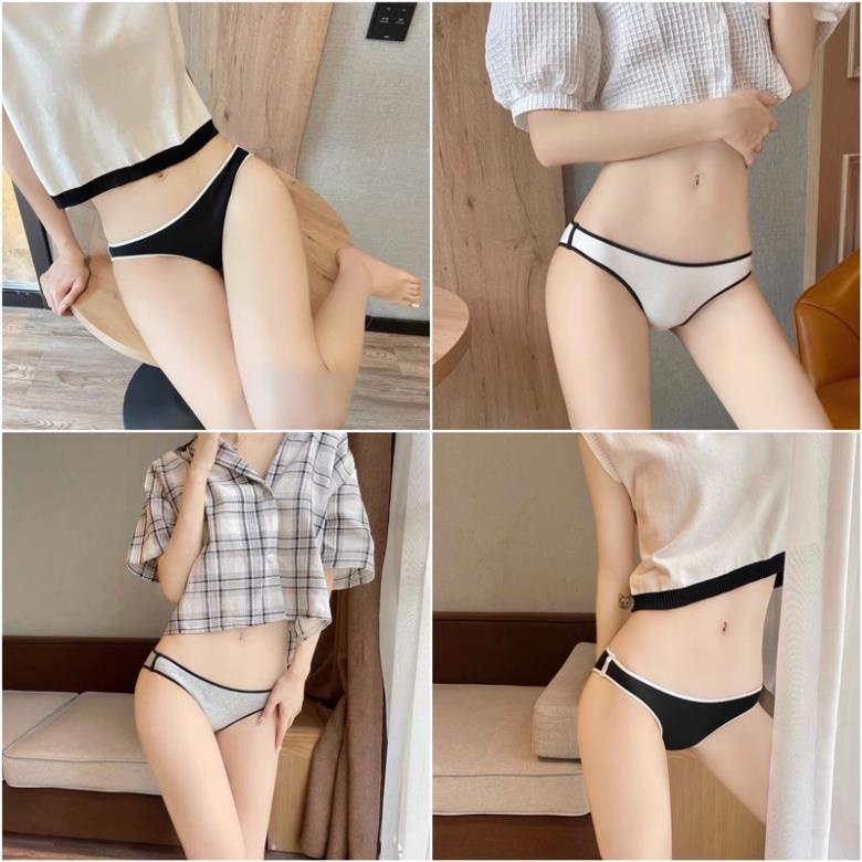 ❤️ Quần Lọt Khe Nữ ❤️FREESHIP❤️ Quần Lót Lọt Khe Sexy Cotton Lọt Khe phối viền cá tính gợi cảm 232 ❤️