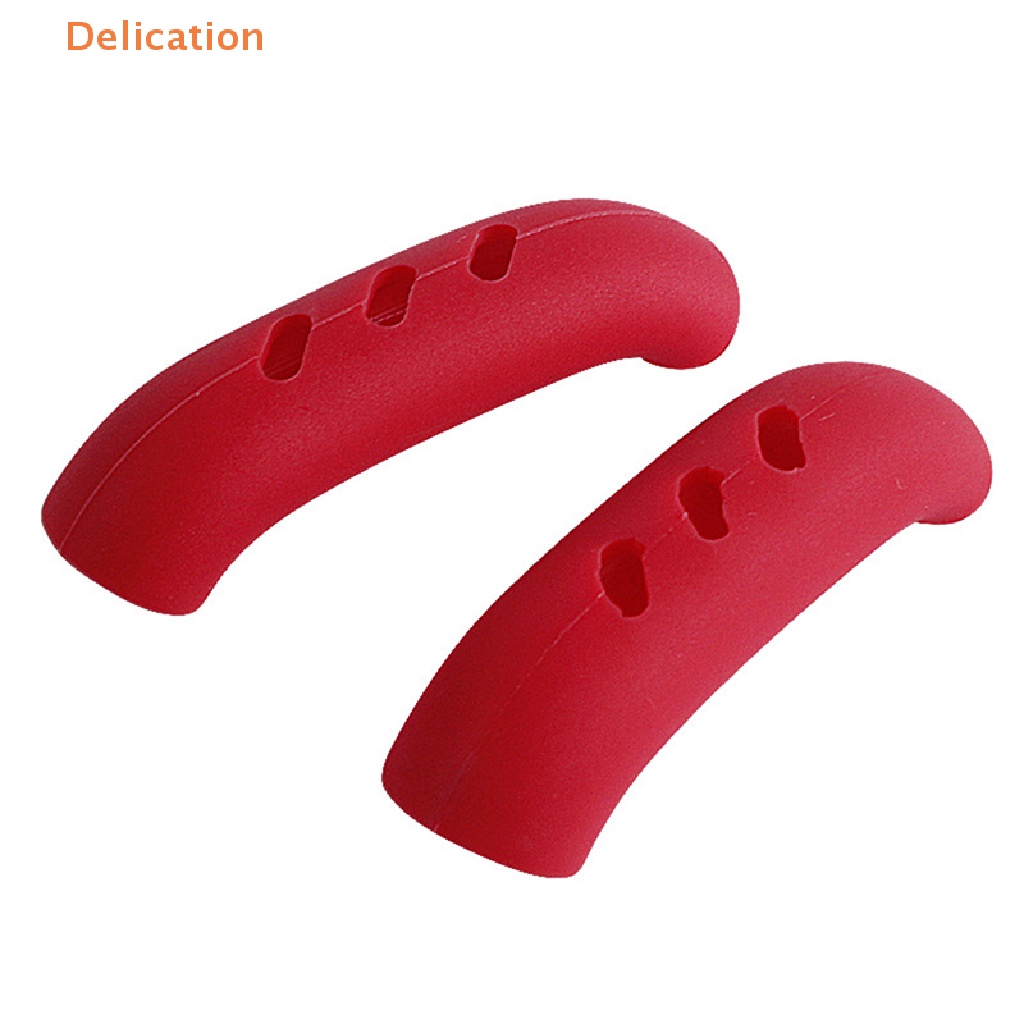 1 Cặp Bọc Tay Cầm Nồi Bằng Silicone Cách Nhiệt Tiện Dụng