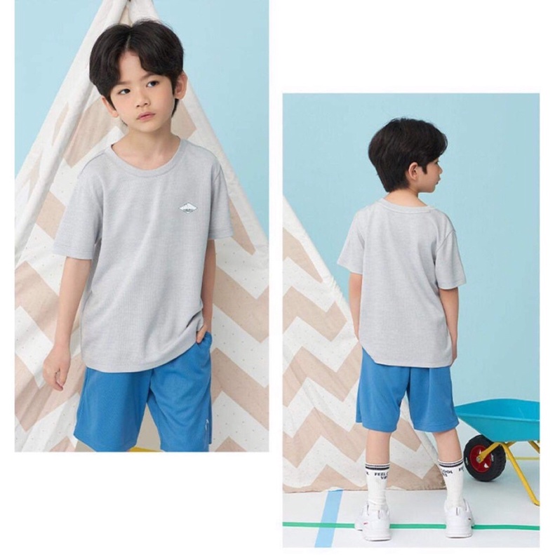 Bộ thể thao cotton style Hàn Quốc bé trai bé gái