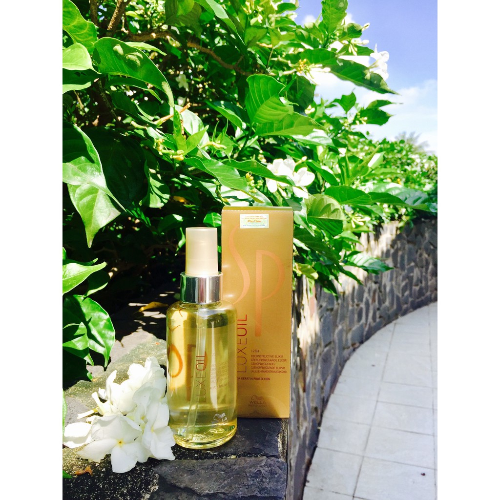 Tinh Dầu Argan Dưỡng Chữa Trị Tóc Hư Tổn SP Luxe Oil 30ml