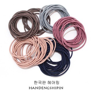 Set 100 Dây Buộc Tóc Nhiều Màu, Phong Cách Hàn Quốc ANN GYM STORE