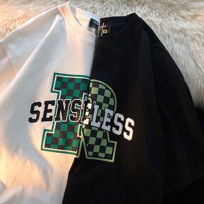 SUXI Áo Thun Tay Ngắn Cổ Tròn In Chữ Phong Cách Hàn Quốc Thời Trang Mùa Hè Cho Nữ