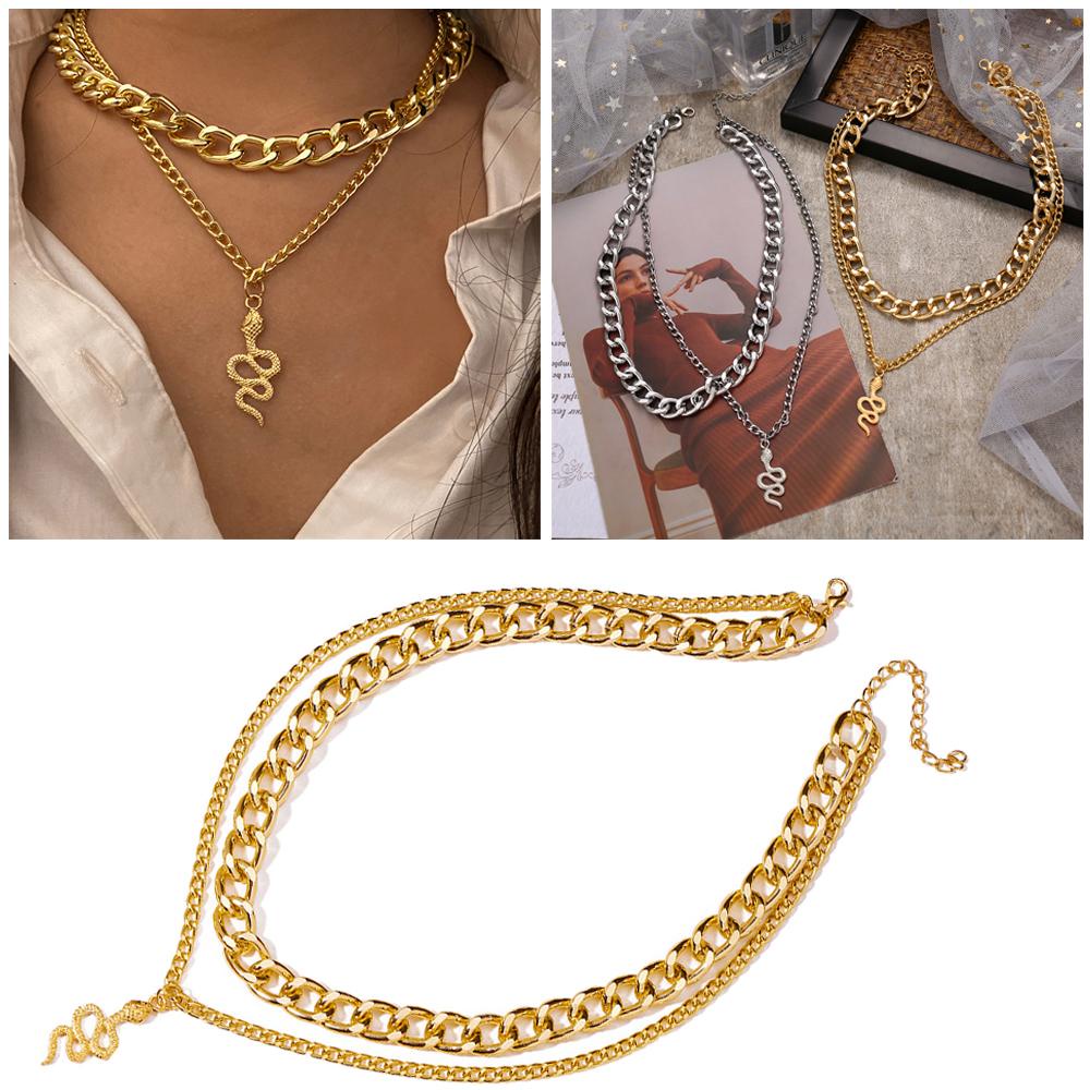 Vòng cổ Rắn|Vòng cổ Hình Rắn Phong Cách Punk Thời Trang Cá Tính