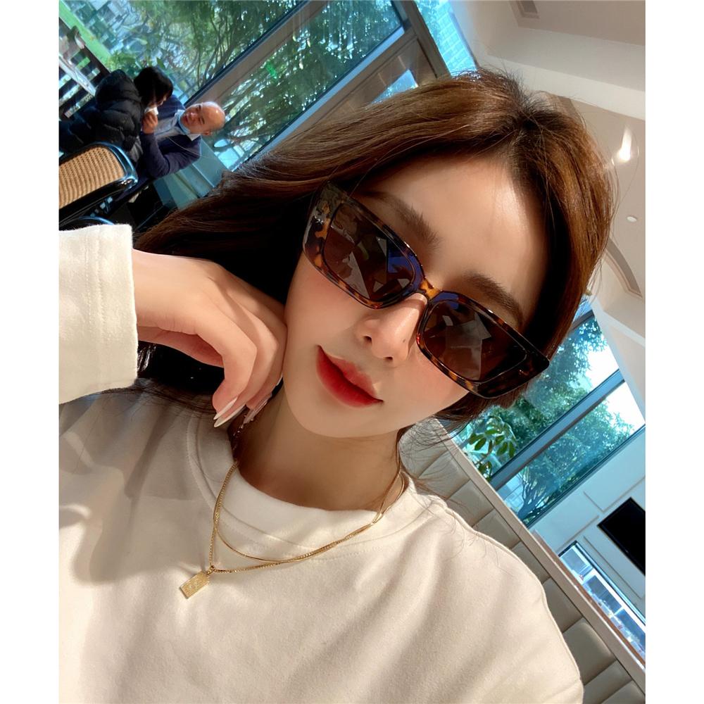 XIANTIN Kính Mát Hình Chữ Nhật Chống Tia UV400 Phong Cách Retro