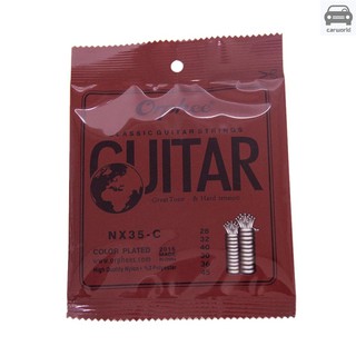 Bộ 6 dây đàn nilon (.028-.045) Orphee NX35-C thay thế cho đàn Guitar Classic chất lượng cao