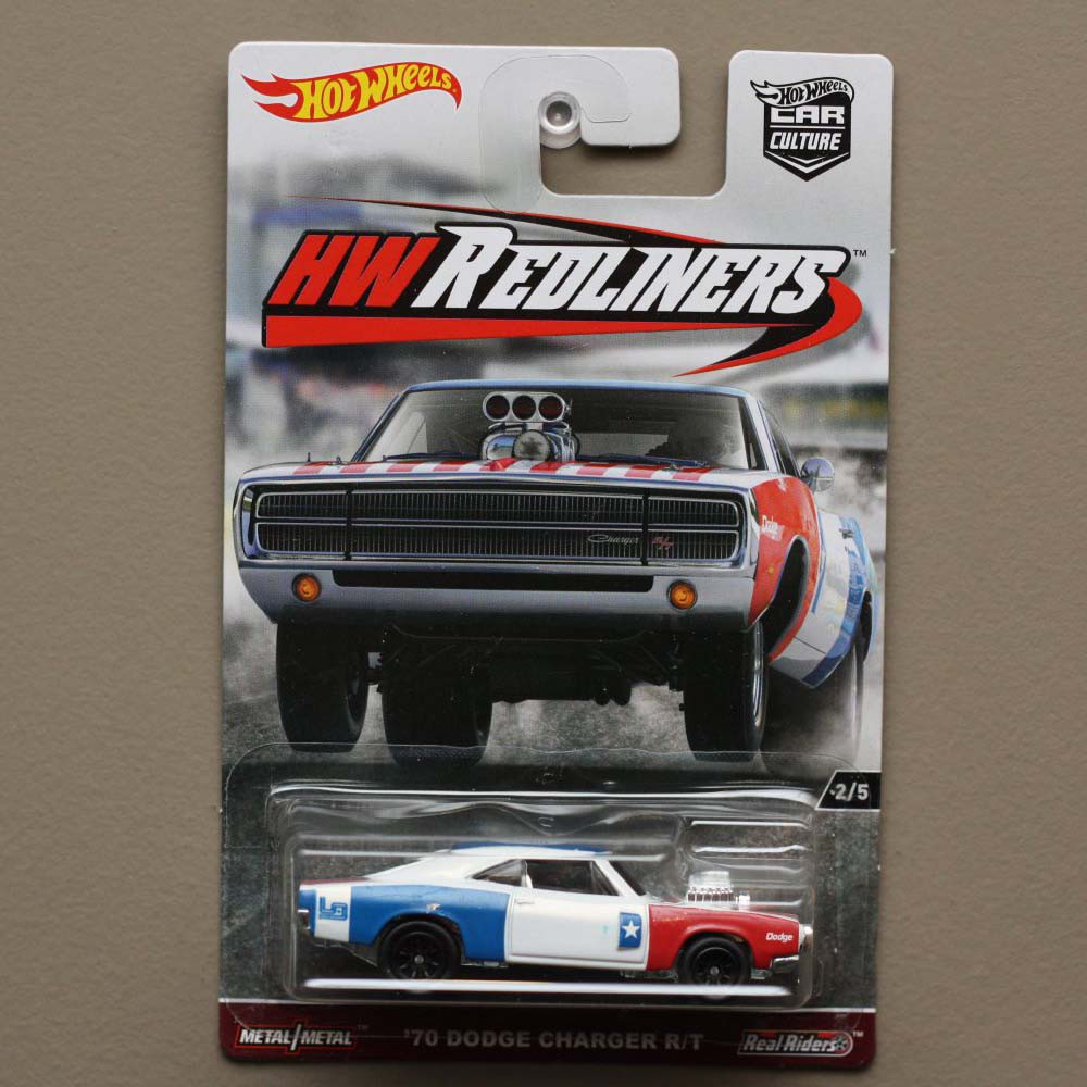 Xe mô hình 1/64 Hot Wheels CAR CULTURE HW Redliners '70 Dodge Charger RT
