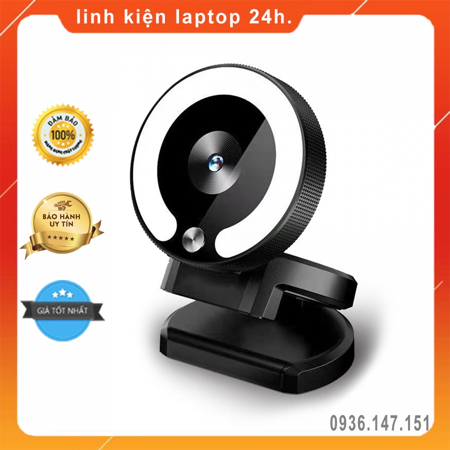 Webcam máy tính có mic full HD 1080P 4K 2K siêu nét dùng cho pc laptop - Thích hợp livestream, học tập, giảng bài...