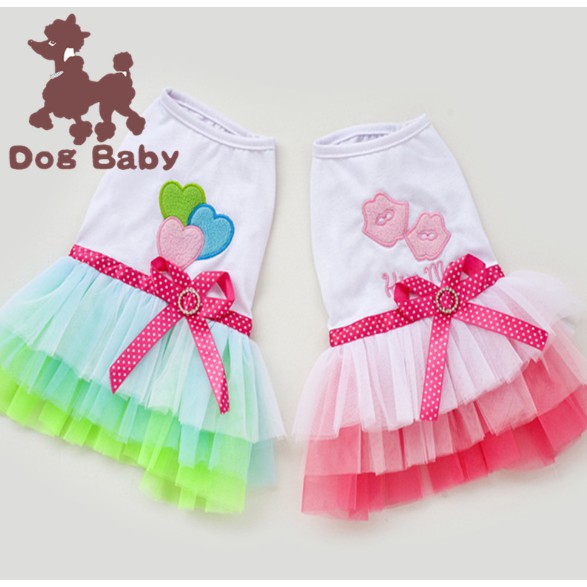 Quần áo thú cưng [Dog Baby]- Đầm xoè công chúa 2019