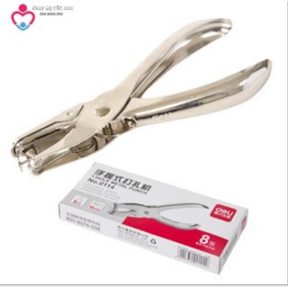 [hàng cao cấp] Kìm Deli bấm lỗ - Kìm đột giấy 1 lỗ chắc bền đẹp