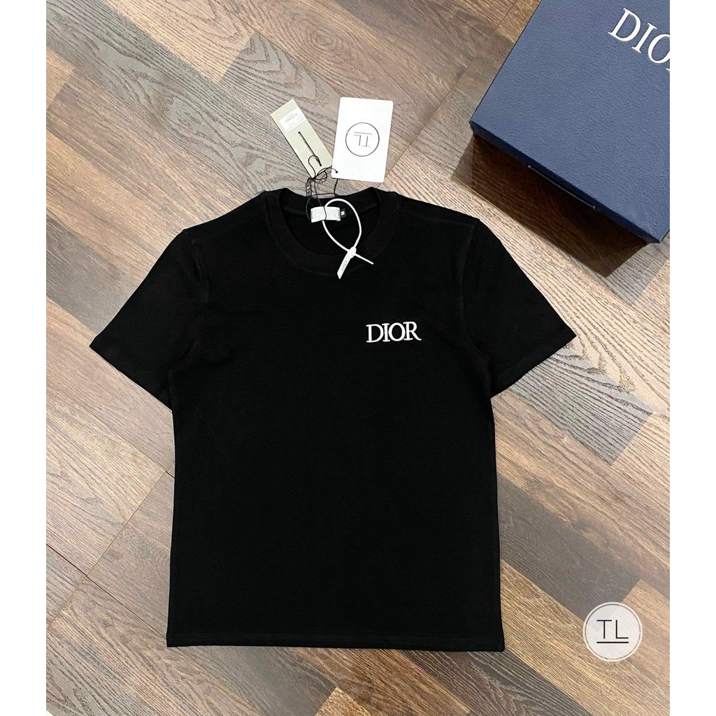 Áo phông Nam nữ Dior cổ tròn 100% mềm mịn, chất mát Tranganh Store