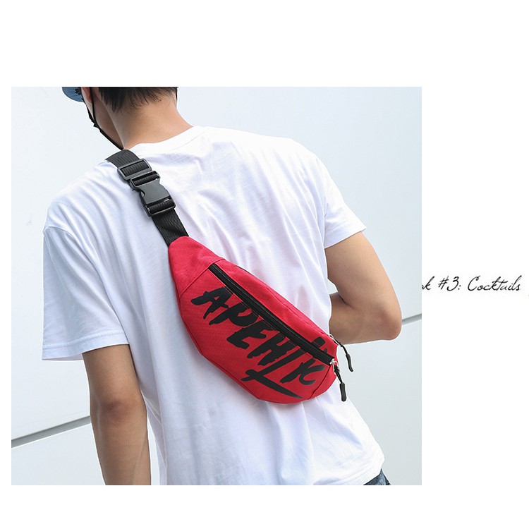 ⚡️Giá Rẻ Nhất Túi đeo hông, đeo chéo AP màu đỏ - túi bao tử thời trang giá rẻ unisex nam nữ - túi bao tự / túi messenger | BigBuy360 - bigbuy360.vn