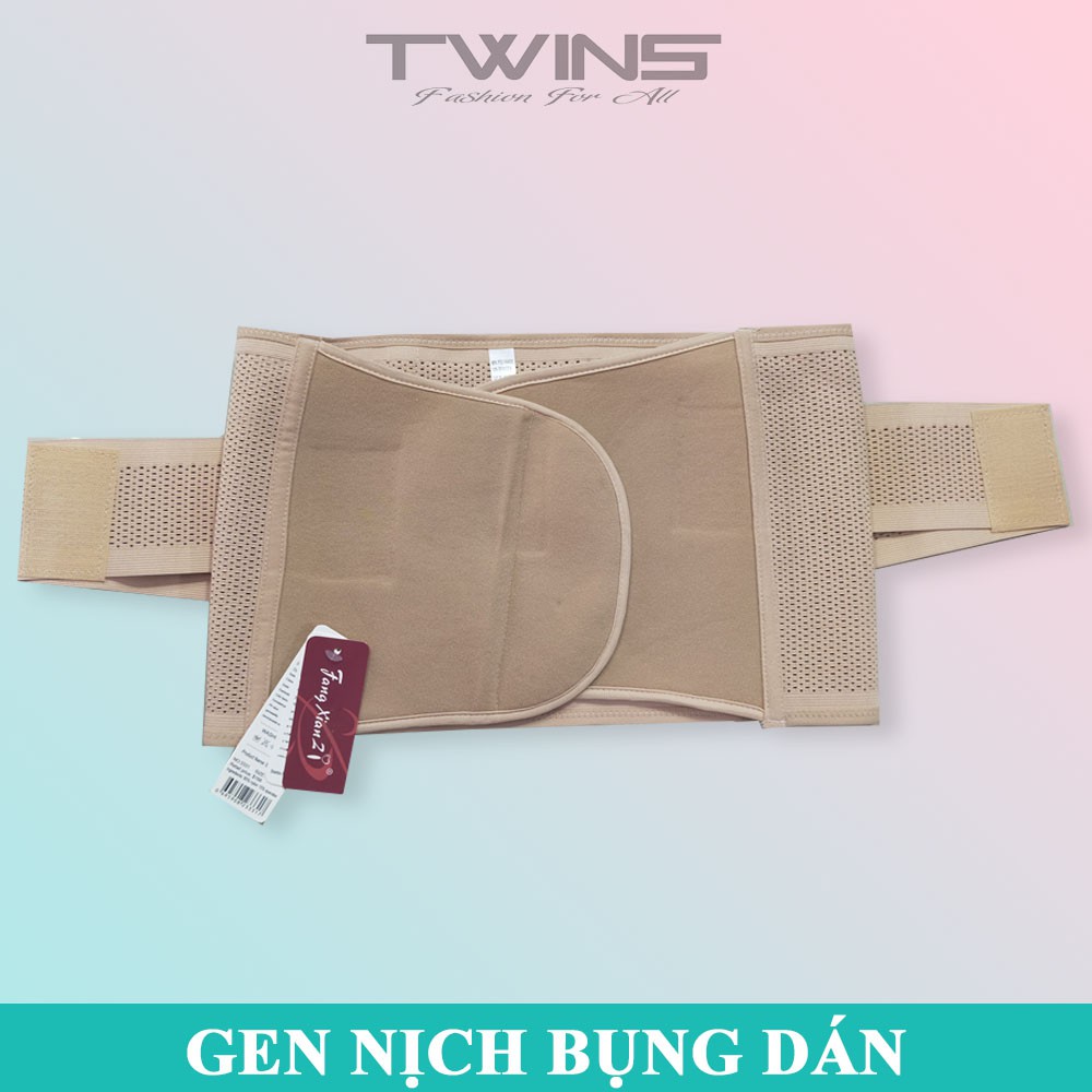 Gen nịt bụng cạp cao cao cấp dạng dán chéo định hình siết eo ôm bụng giảm mỡ thông hơi thoáng mát cho nữ sau sinh