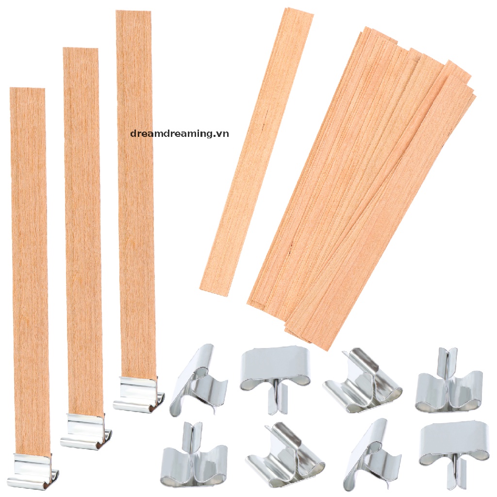 Bộ 100 Bàn Chải Gỗ Tự Nhiên Với Dây Sắt Tiện Dụng