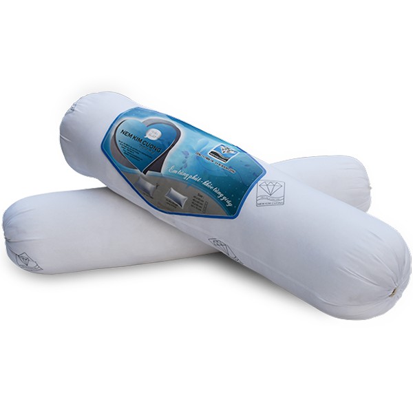 Ruột Gối Ôm Bông Ép Hơi Kim Cương 35x100cm - Ruột Gối Ôm Gòn Ép