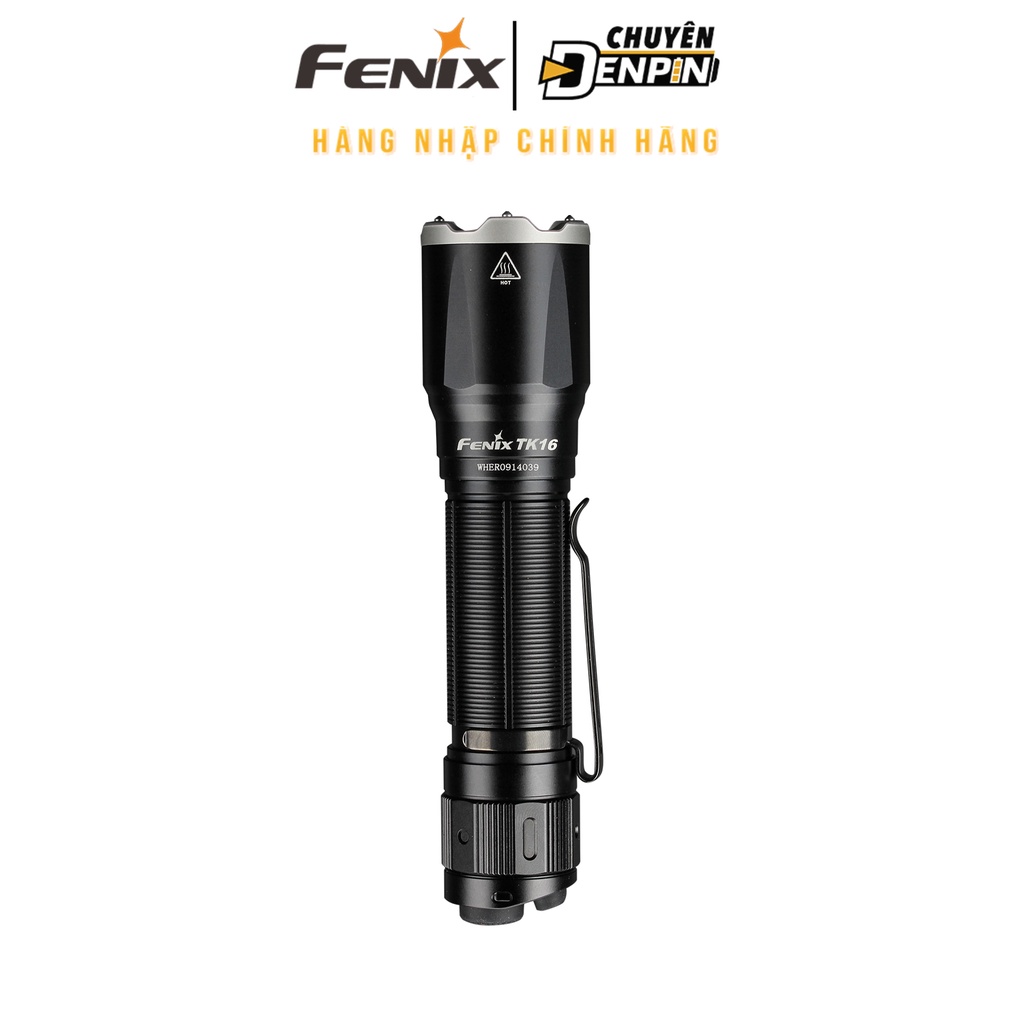 Đèn Pin đặc chủng Fenix TK16 V2.0 công suất 3100 lumens, chiếu xa 380m, dùng pin 21700 5000mAh, tích hợp Type C trên pin