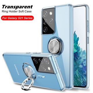 Ốp điện thoại TPU silicon mềm trong suốt chống sốc có giá đỡ cho Samsung Galaxy S21 Ultra S22 S22+ Plus S22 Ultra SS21