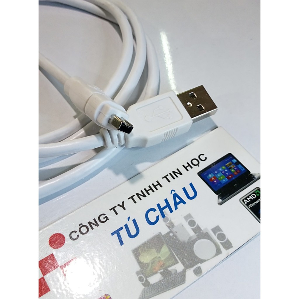 Cáp tín hiệu USB 2.0 ra 1394 Firewire 400 (4 PIN): Cáp dài 1.5M