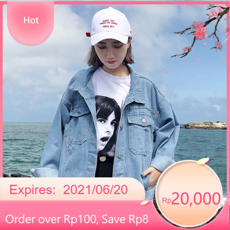 áo bò ulzzang order áo khoác jean rộng dáng hàn quốc ẢNH THẬT CUỐI HÌNH