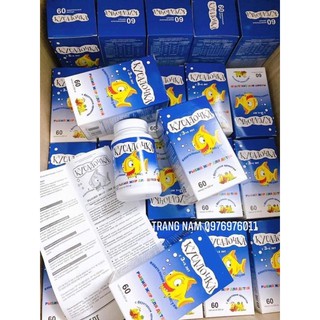 Dầu cá tuyết viên nhai vị trái cây của Nga 60 viên