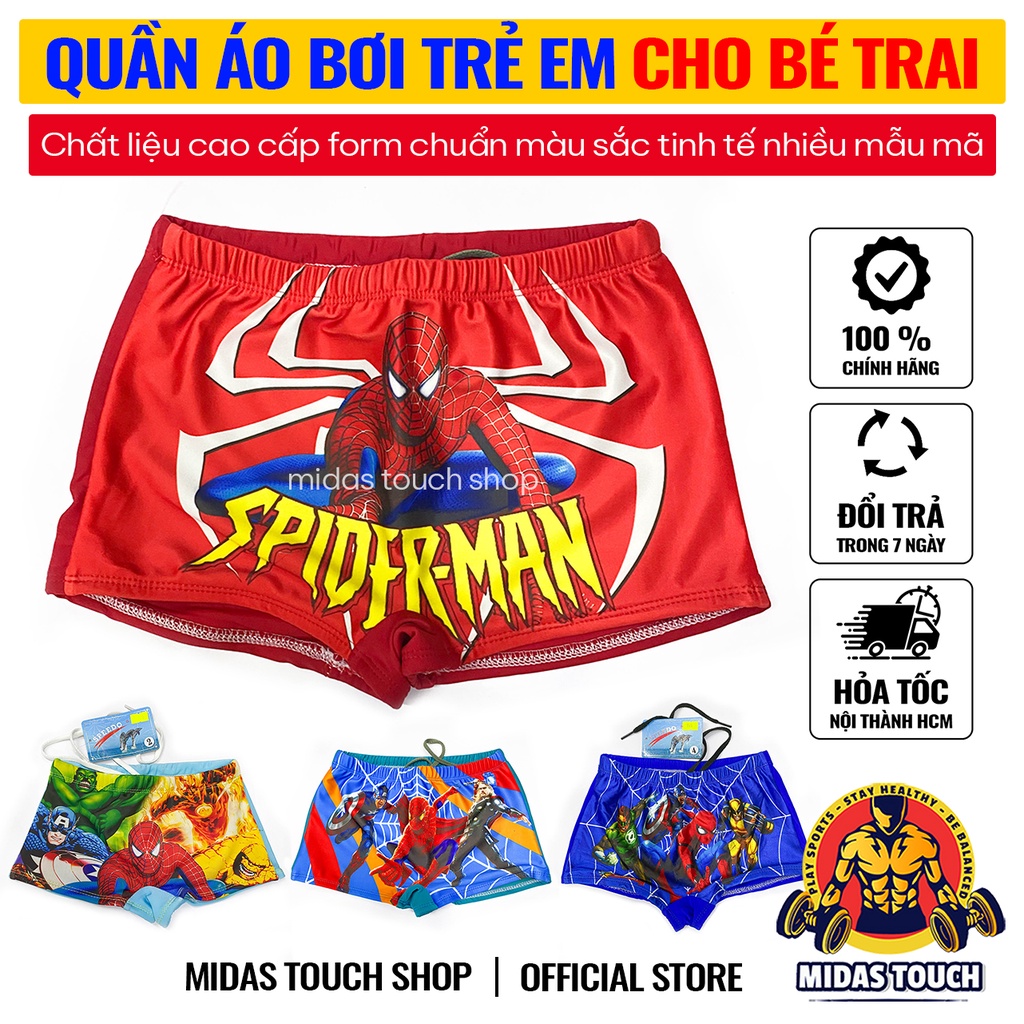 Quần Bơi Cho Bé Trai 10-30kg Giao Mẫu Ngẫu Nhiên - Vải Co Giãn Không Bay Màu