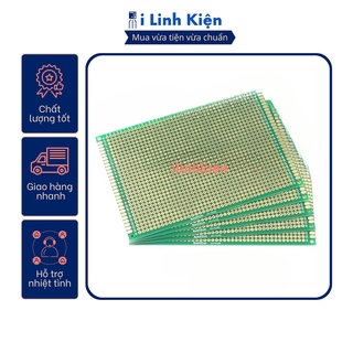 Pcb lỗ 5x7cm phíp thủy tinh fr4 2 mặt