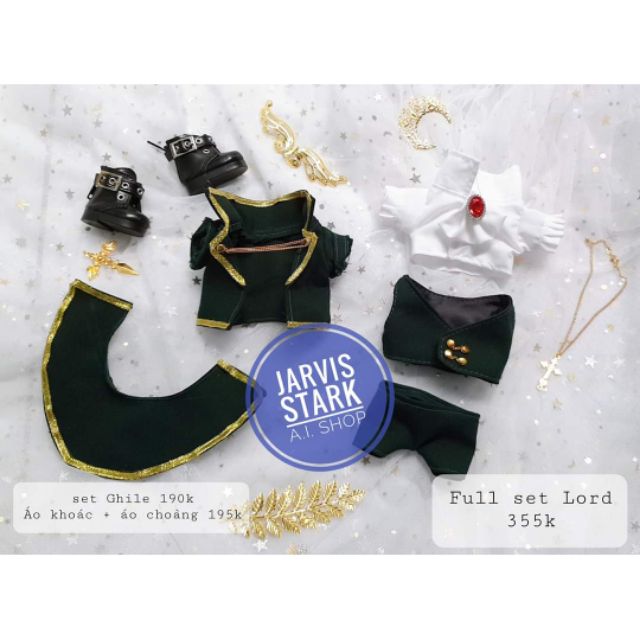 Quần áo búp bê đồ chúa tể cho DOLL