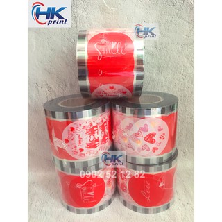 CUỘN MÀNG ÉP LY NHỰA- MÃ 168 (CUỘN KEO ÉP LY TRÀ SỮA)