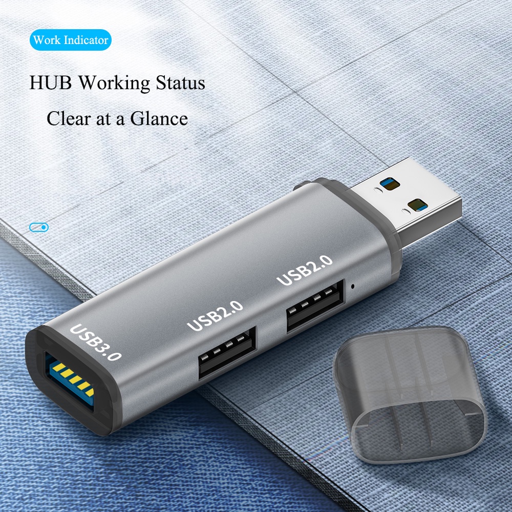 Bộ chia USB 3.0 3/4 cổng OTG cho Macbook Pro PC