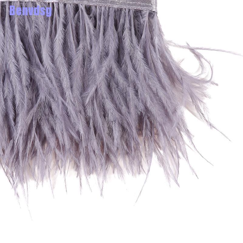 Dây Ruy Băng Lông Đà Điểu Rộng 8-10cm Đa Năng Trang Trí Đầm Cưới