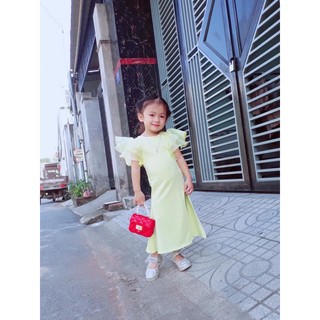 Đầm dạ hội body đuôi cá bé gái