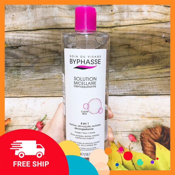 [MÃ GIẢM GIÁ 10% CHO ĐƠN TỐI THIỂU 199K] Nước tẩy trang Byphasse 500ml ✨FREESHIP✨MẪU MỚI