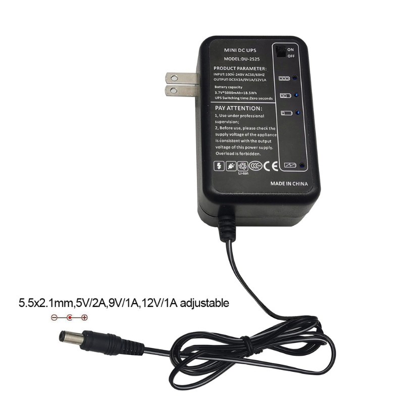 Pin Sạc 5000mah 5v 9v 12v Dc Cho Bộ Định Tuyến Wifi | BigBuy360 - bigbuy360.vn
