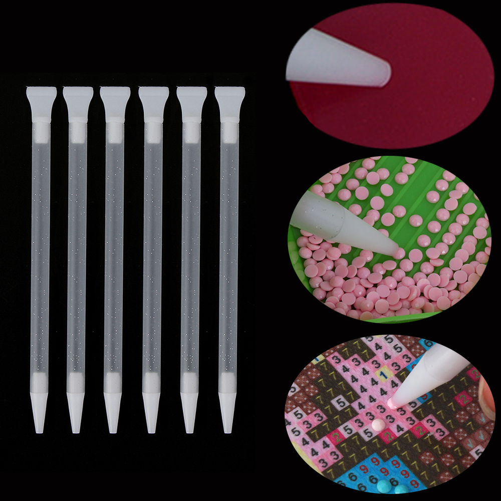 Bộ 6 Bút Đính Đá 5D Tự Làm Cho Hộ Gia Đình