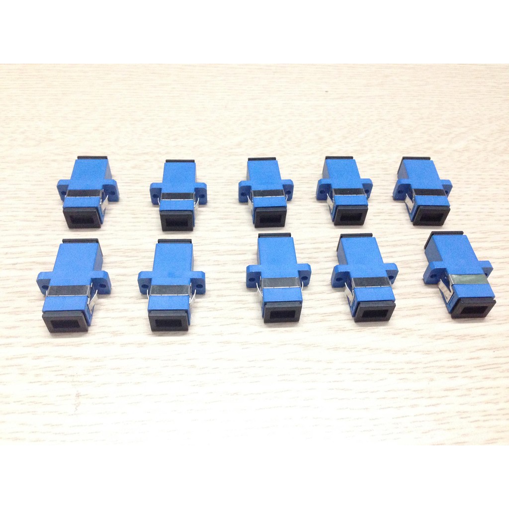 100 Đầu Coupler SC UPC -SC UPC  Nối Nhanh Cáp Quang Cho Fast Connector