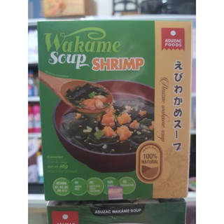 Canh rong biển Tôm - ASUZAC - Nhật bản hộp /10 gói