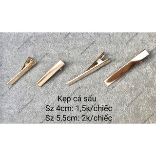 Set 5 chiếc kẹp tóc cá sấu - nguyên liệu handmade