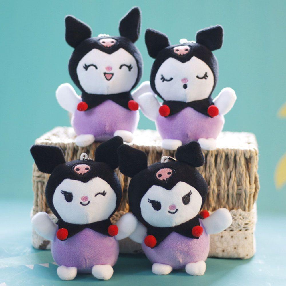 Móc Khóa Hình Kuromi Nhồi Bông Dễ Thương Dùng Trang Trí
