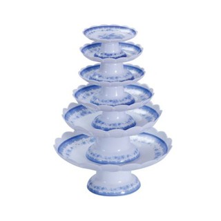 Dĩa Quả Tầng Nhựa Melamine Trưng Trái Cây Nhiều Size (Sản Phẩm Chọn Màu Ngẫu Nhiên)